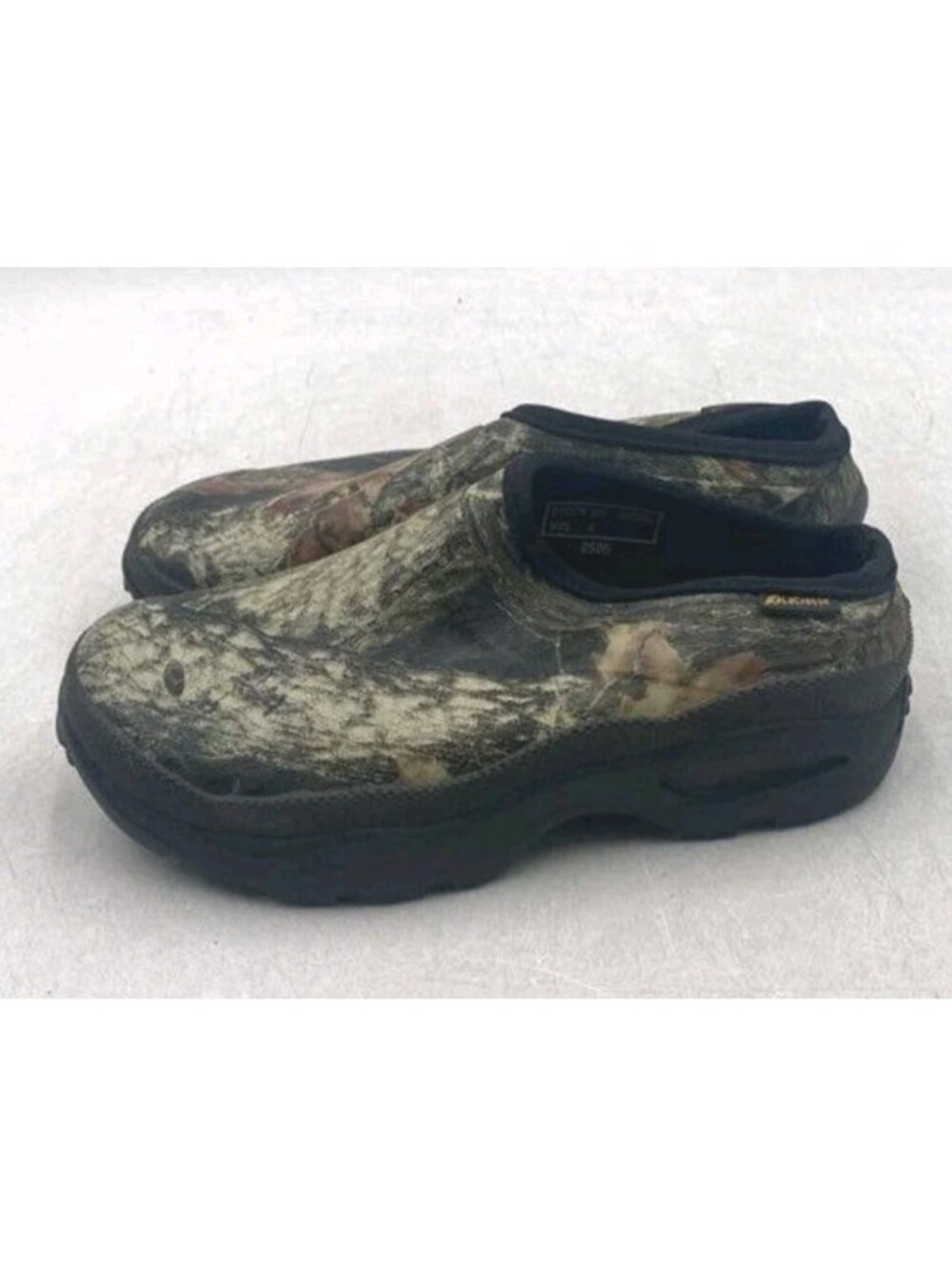 LaCrosse Women's 8 Green Camouflage Low Top Round Toe Slip-On Shoes - Picture 2 of 7